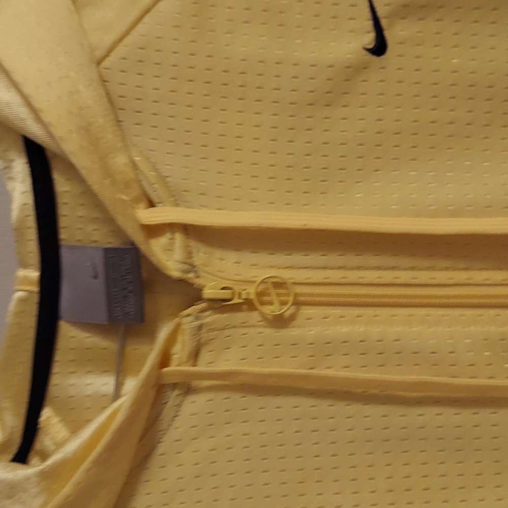VTG Nike Yellow Silky Runners Jacket M - Picture 2 of 8